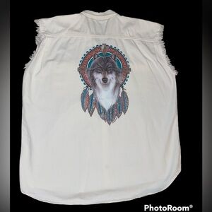 Apache clothing vintage mens top